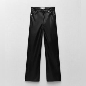 Zara 90's faux leather pants